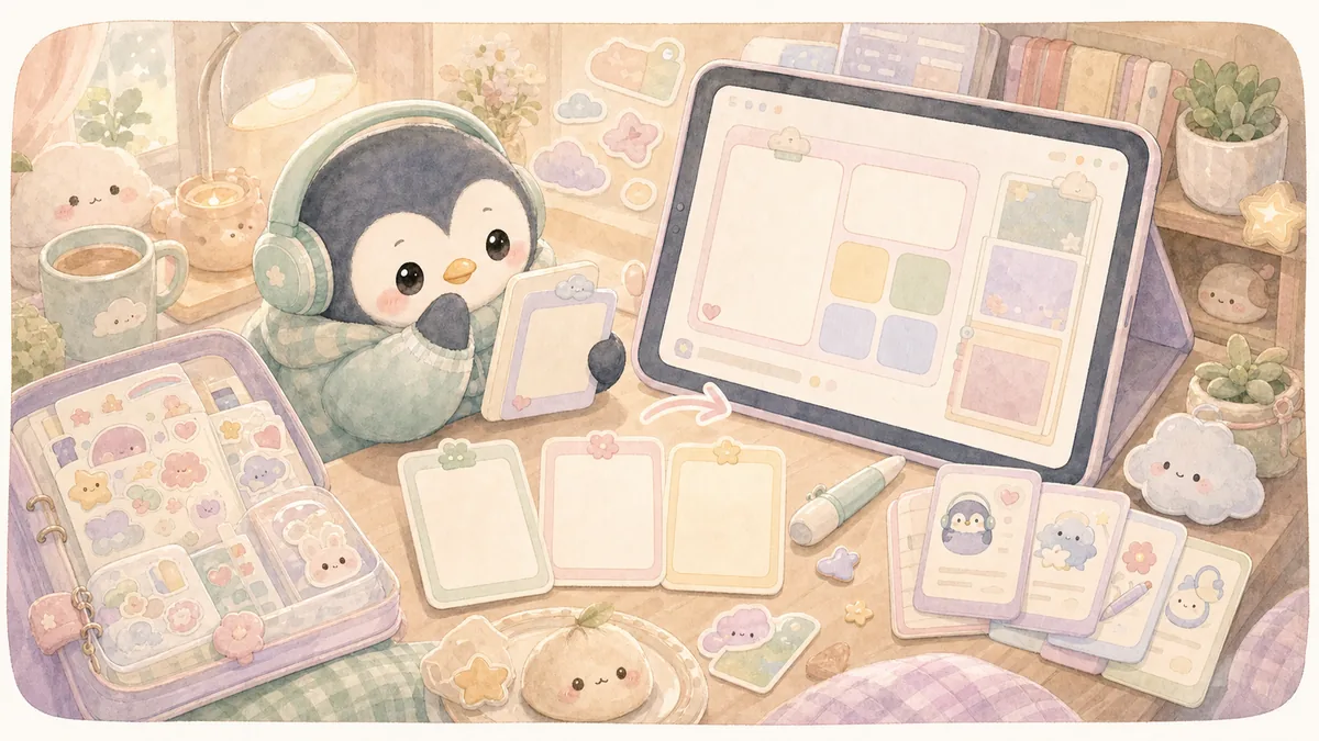 Cute Diary App for Digital Diary Beginners example for a first diary entry
