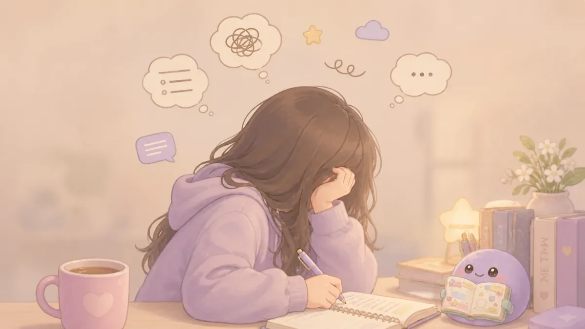 Cute Diary App for Soft Aesthetic Notes example for a soft aesthetic note