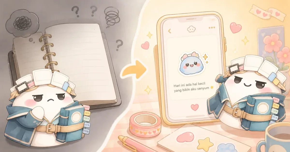 aplikasi diary bahasa indonesia di Mongle Haru