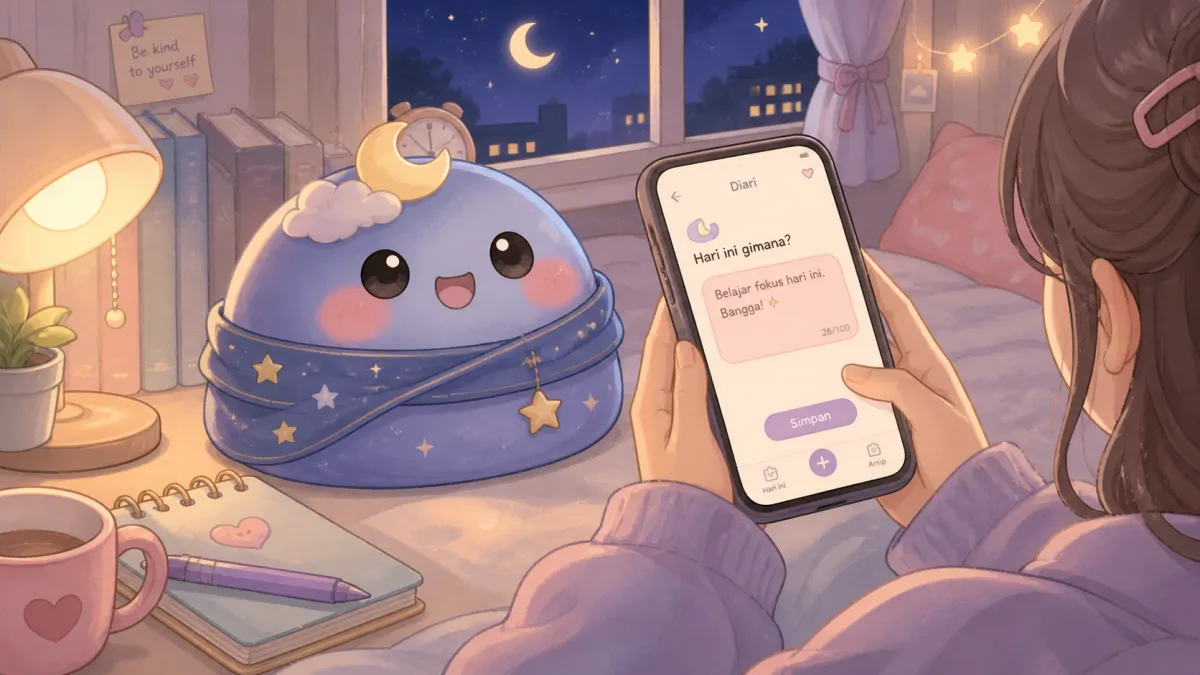 Aplikasi diary lucu untuk menulis catatan harian di HP