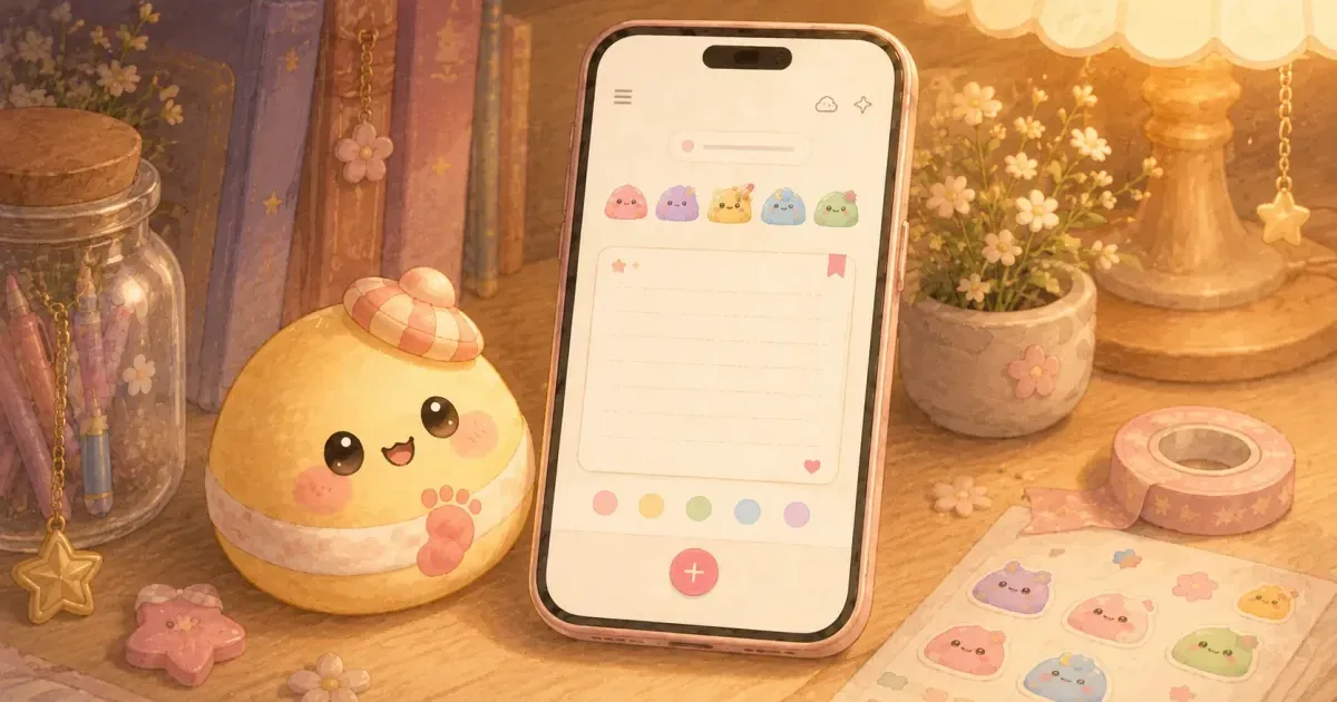 Panduan menghias diary digital dengan stiker