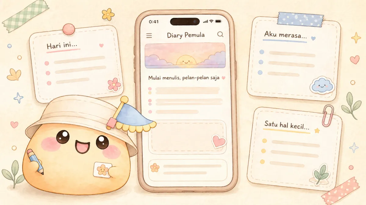 Cara menulis diary untuk pemula di HP