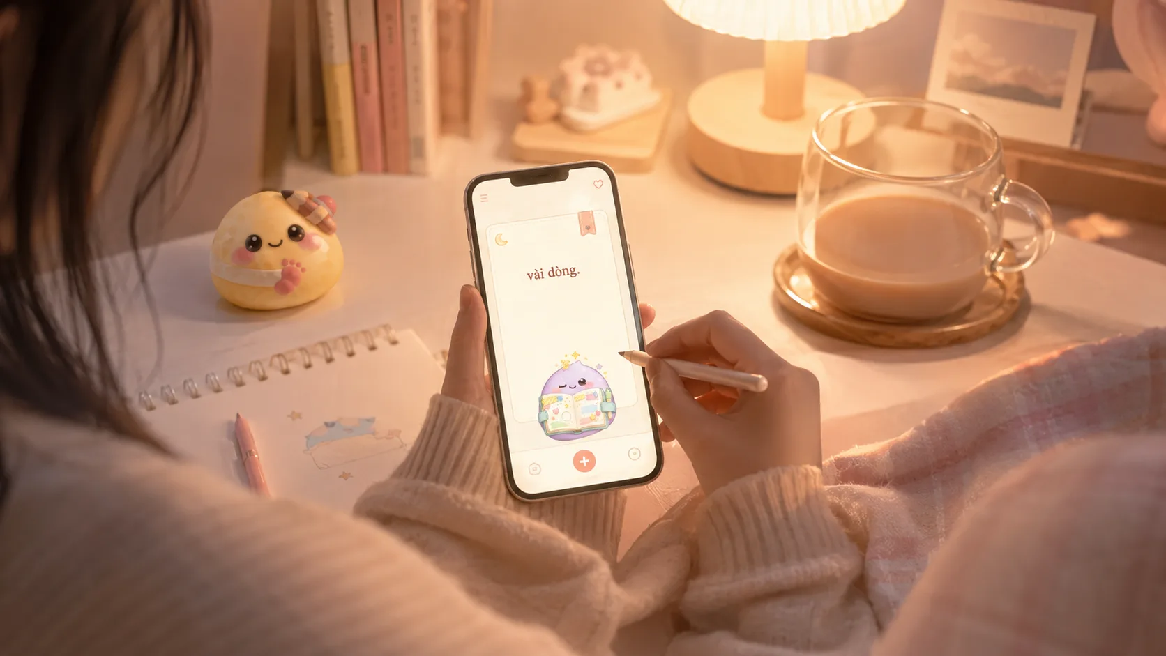 Viết vài dòng cùng Mongle Haru trên điện thoại