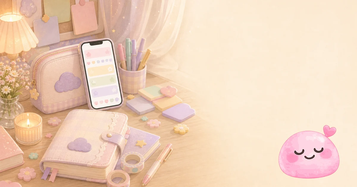 App nhật ký cute có khóa: viết riêng mà vẫn dễ thương