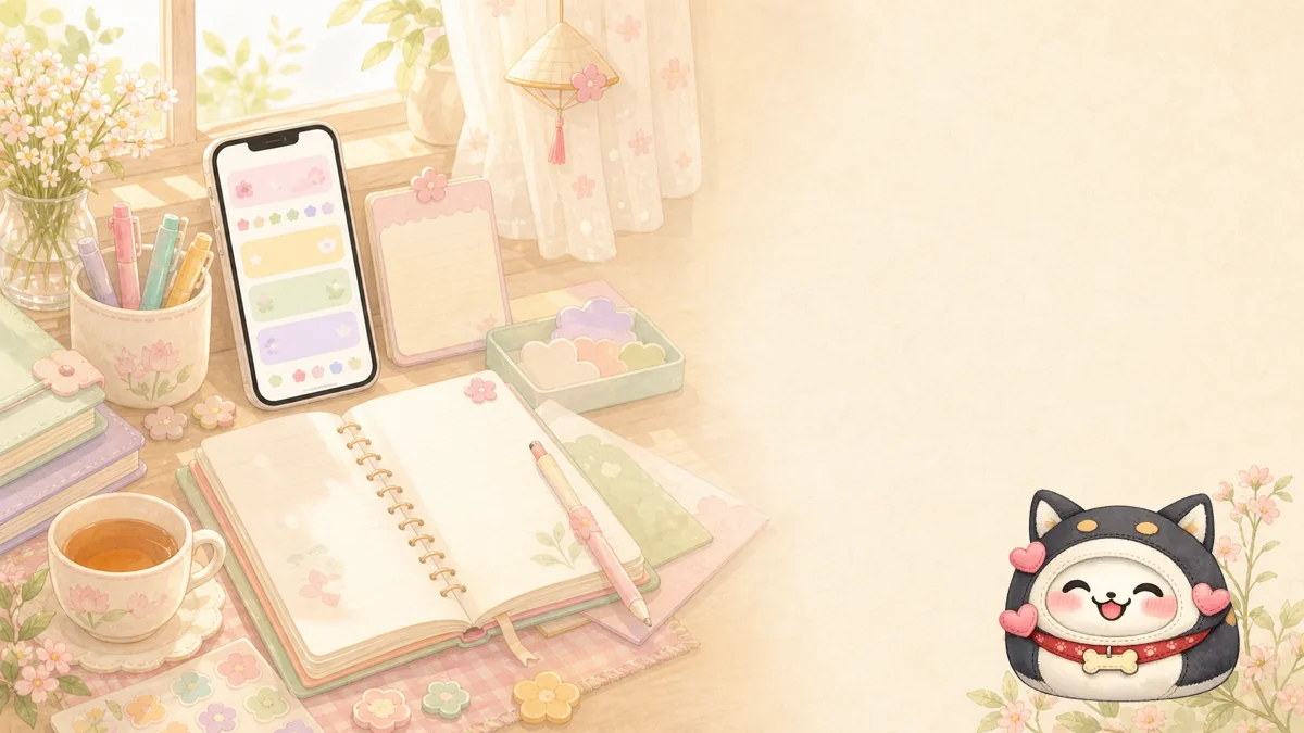 App nhật ký cute tiếng Việt cho những dòng rất đời thường