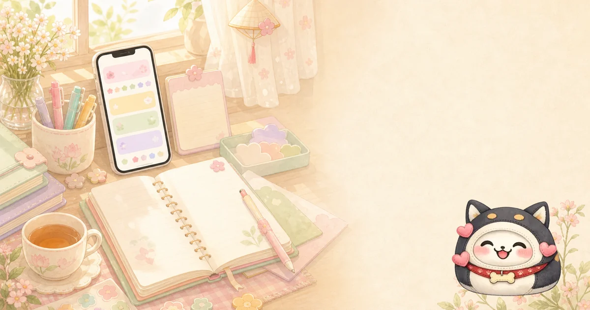App nhật ký cute tiếng Việt: viết tự nhiên hơn khi cảm xúc gần mình