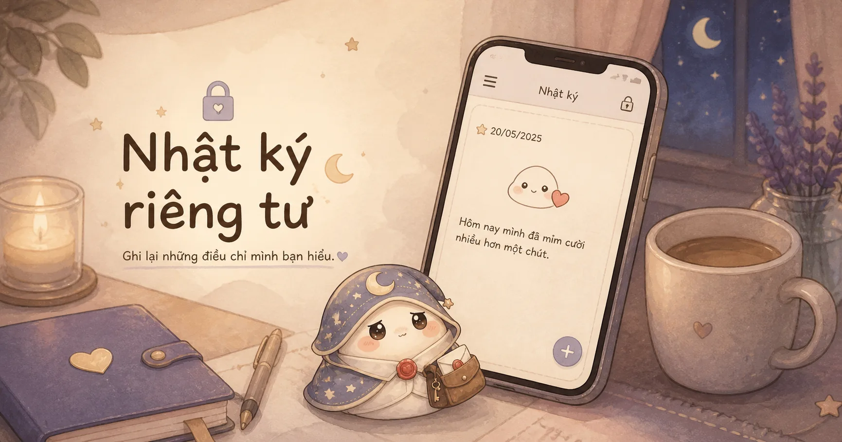 App nhật ký riêng tư khi không muốn đăng story