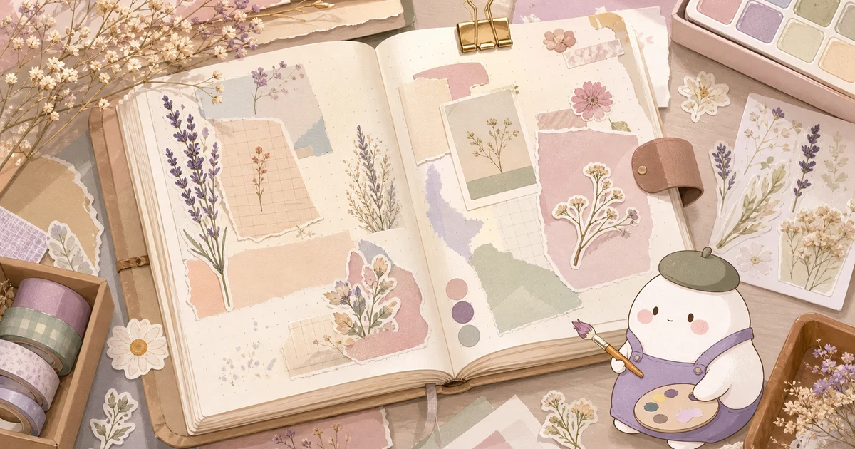 Thumbnail minh họa bullet journal aesthetic của Mongle Haru