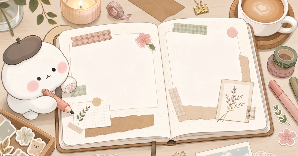 Thumbnail minh họa bullet journal Hàn Quốc của Mongle Haru