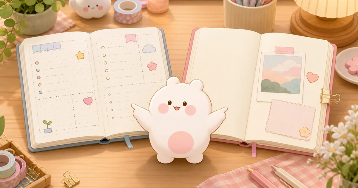 Thumbnail minh họa bullet journal khác gì nhật ký của Mongle Haru