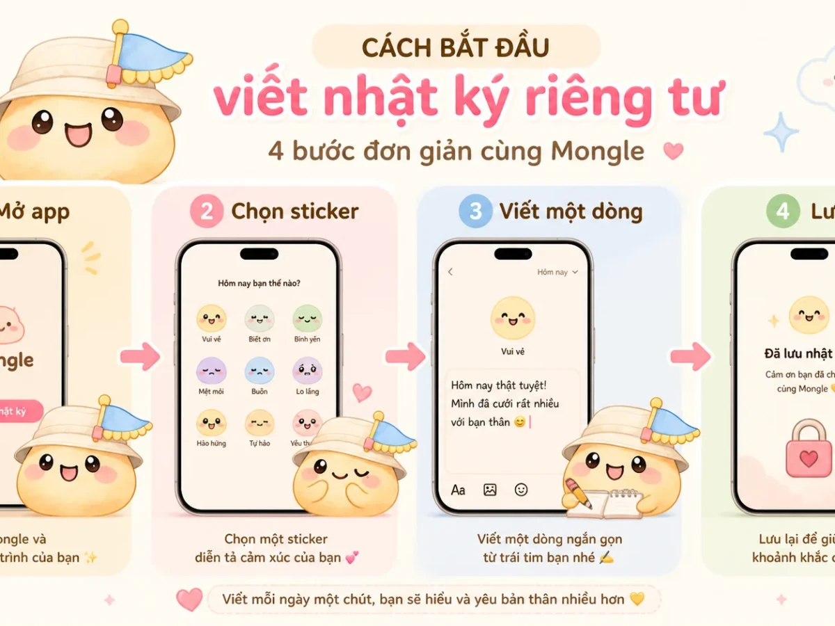 Viết điều nhạy cảm trong nhật ký với mức chi tiết vừa đủ