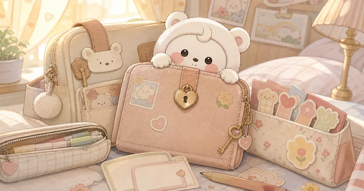 Thumbnail minh họa nhật ký học sinh có khóa của Mongle Haru