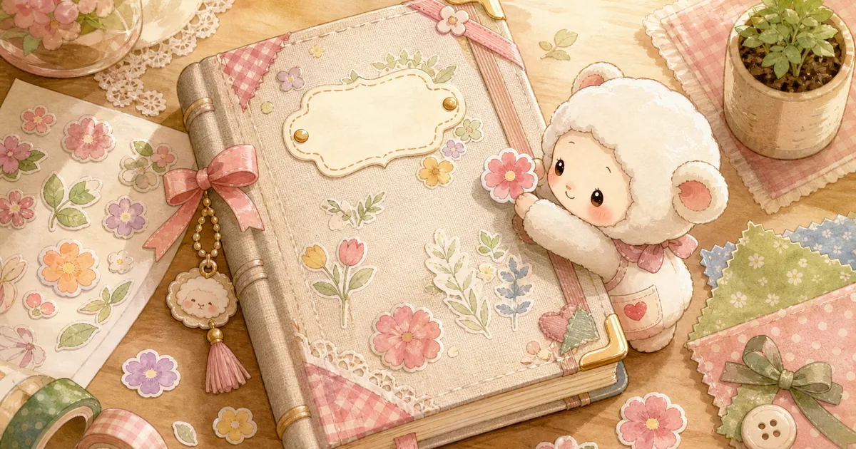 Thumbnail minh họa trang trí bìa sổ cute của Mongle Haru
