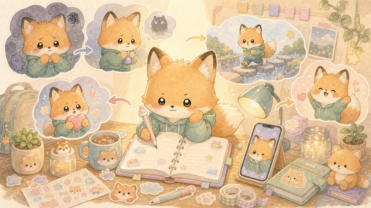 Minh họa sau khi làm một điều mình sợ cho bài viết nhật ký khi làm điều mình sợ