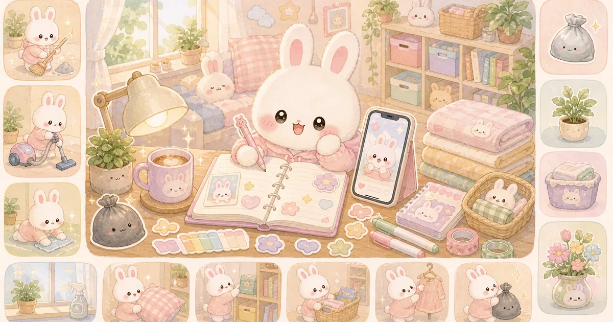 Thumbnail Mongle Haru về sau khi dọn xong phòng